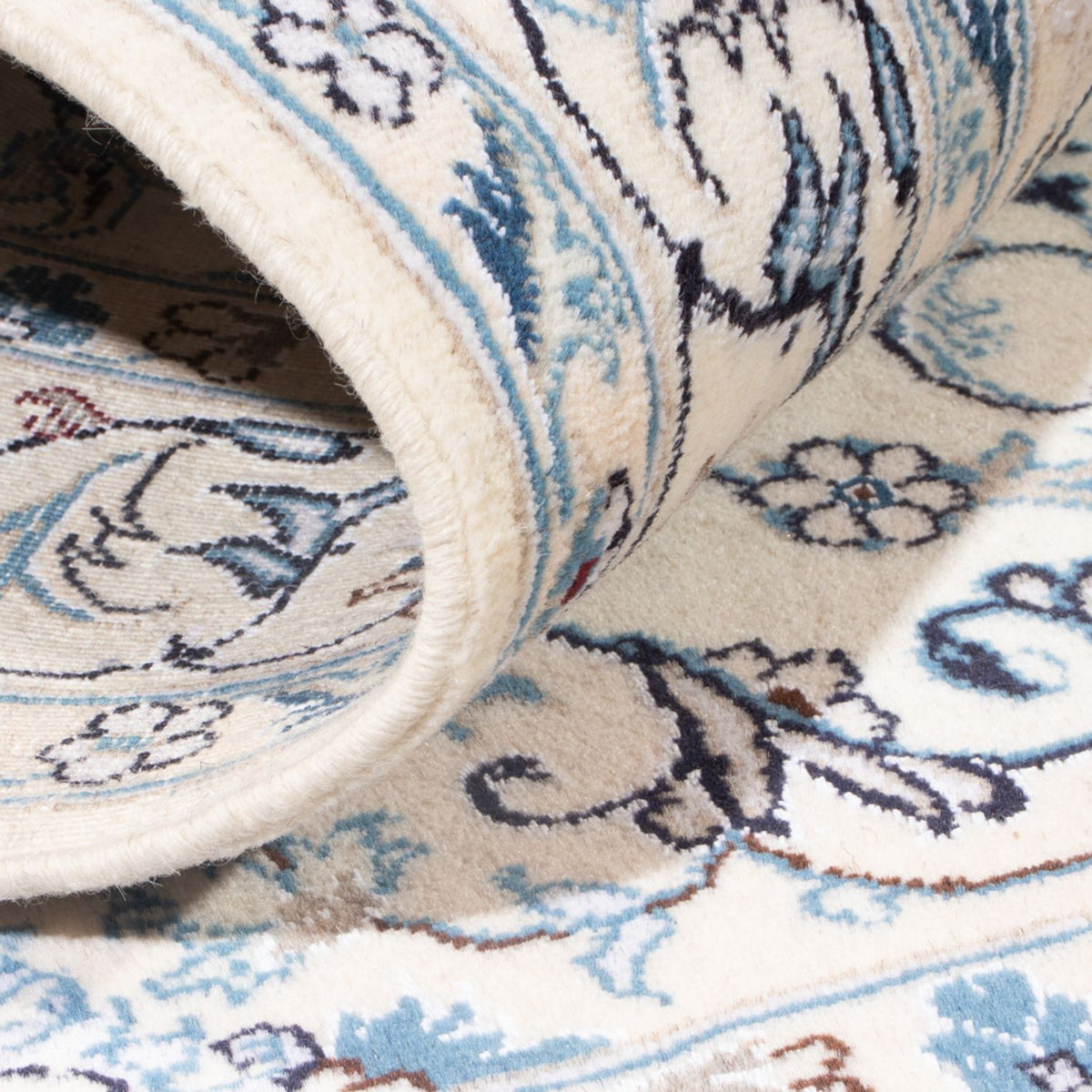 Alfombra Persa - Nain - Real - 197 x 146 cm - crema