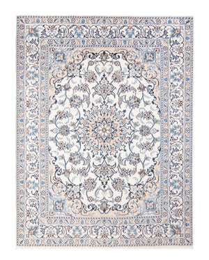 Alfombra Persa - Nain - Real - 196 x 153 cm - crema