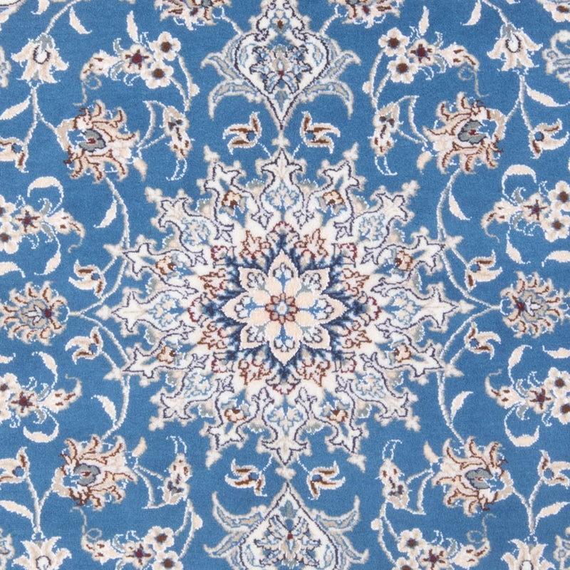 Alfombra Persa - Nain - Real - 196 x 148 cm - azul