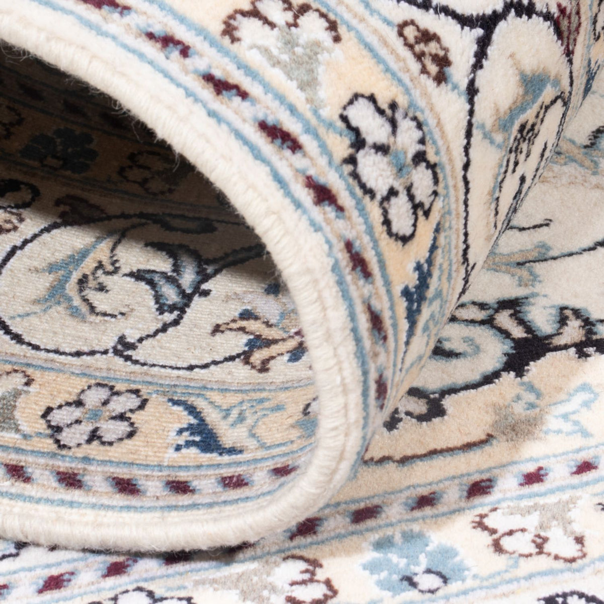 Alfombra Persa - Nain - Real - 200 x 143 cm - crema