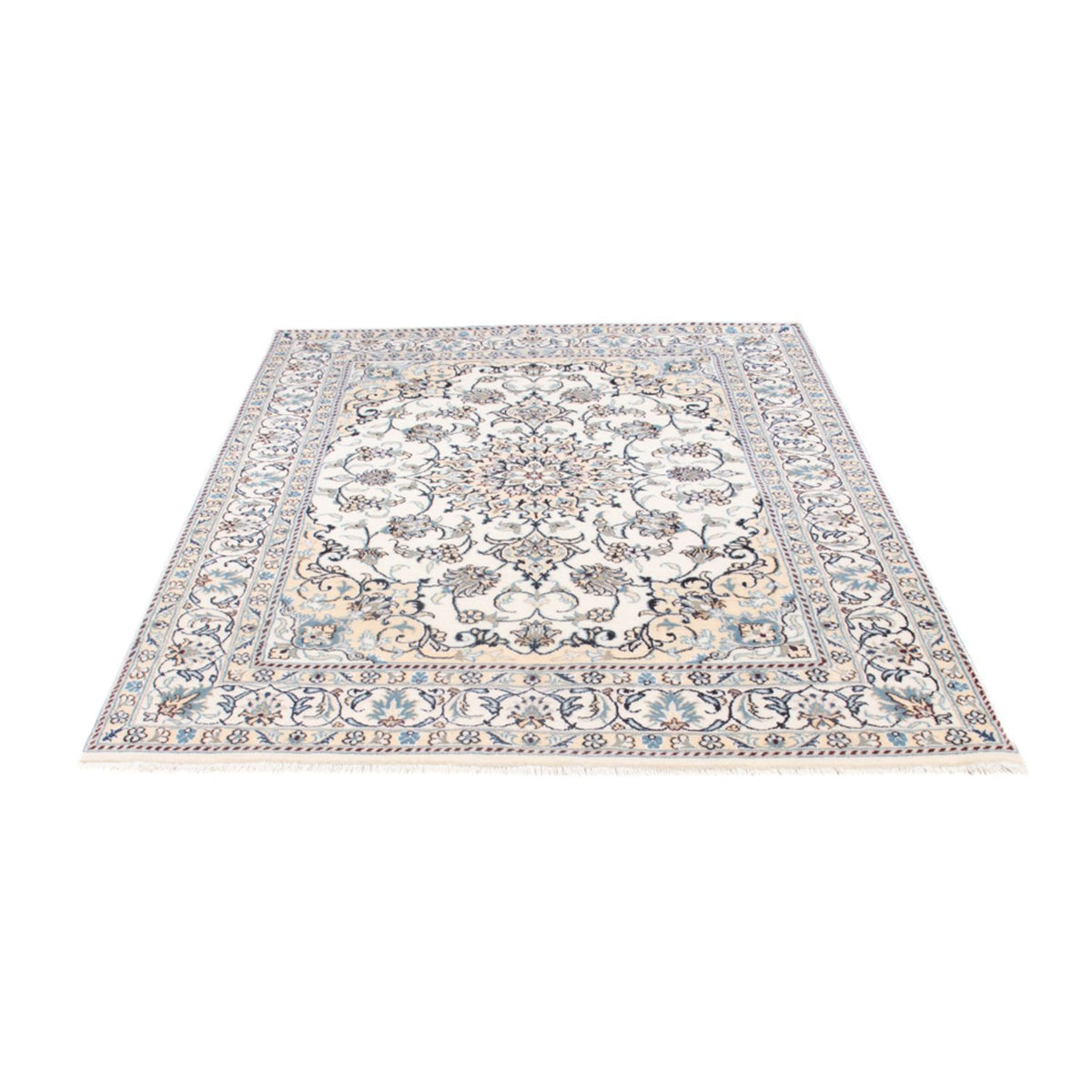 Alfombra Persa - Nain - Real - 200 x 143 cm - crema