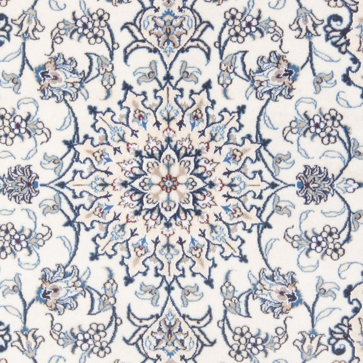 Alfombra Persa - Nain - Real - 190 x 146 cm - crema