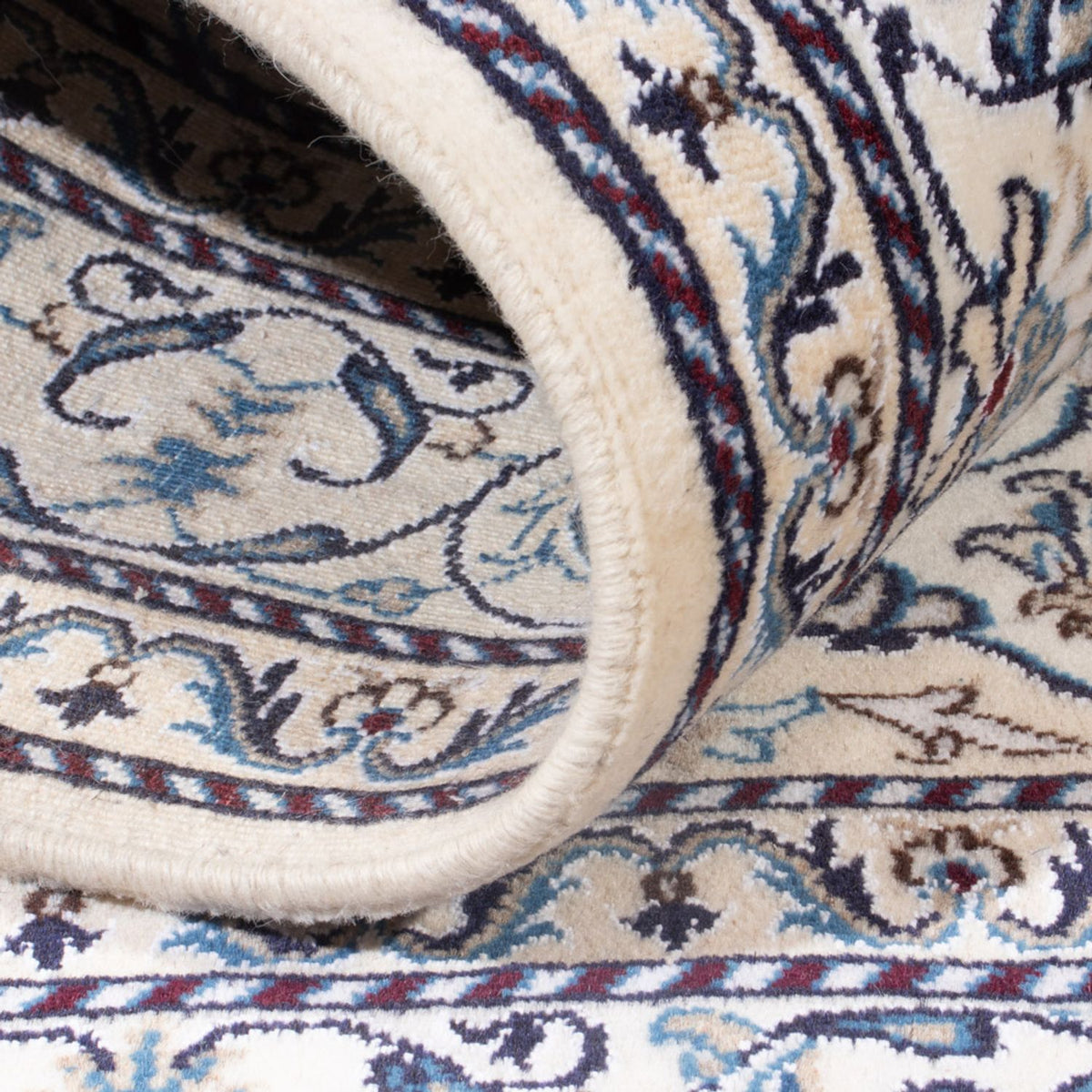 Alfombra Persa - Nain - Real - 190 x 146 cm - crema