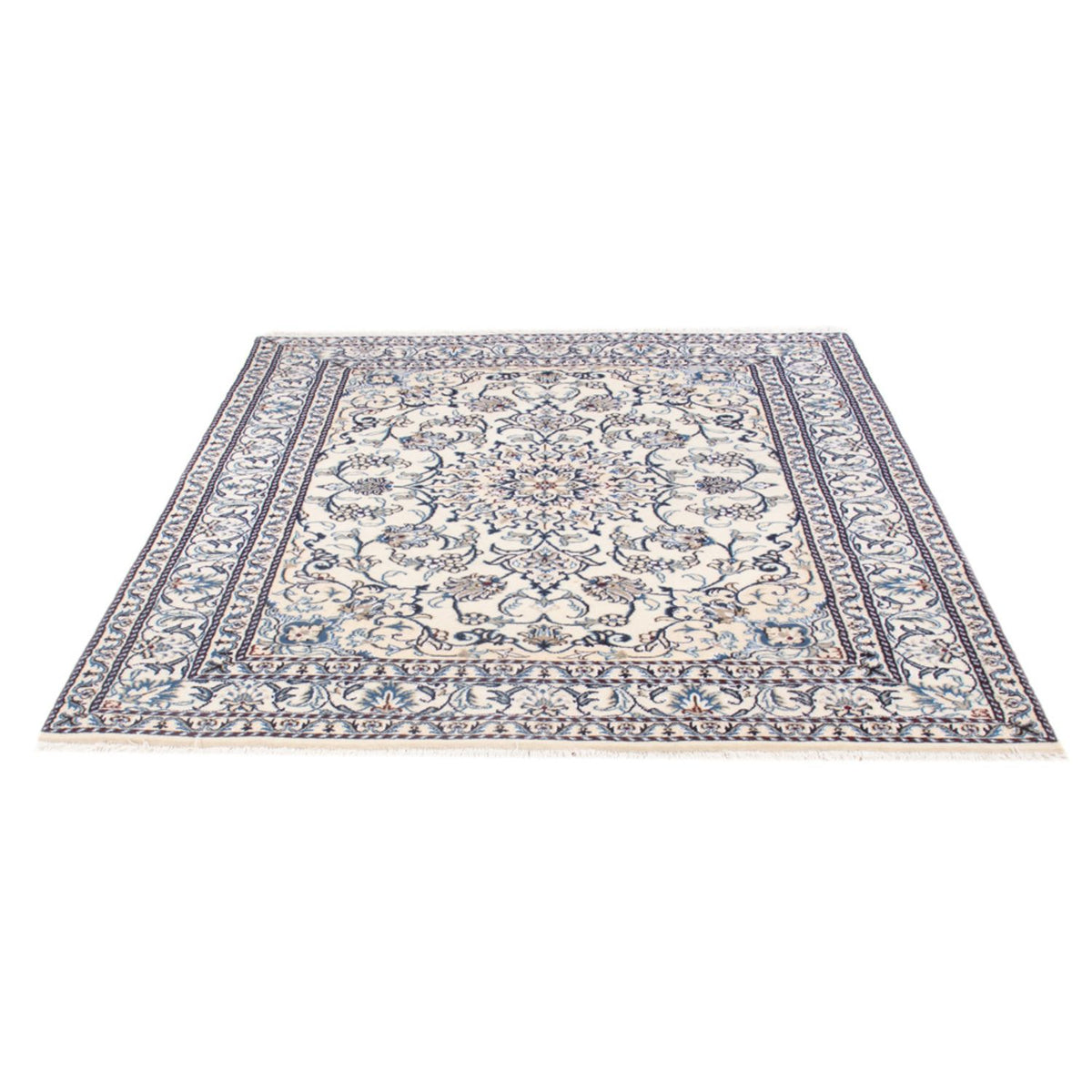 Alfombra Persa - Nain - Real - 190 x 146 cm - crema