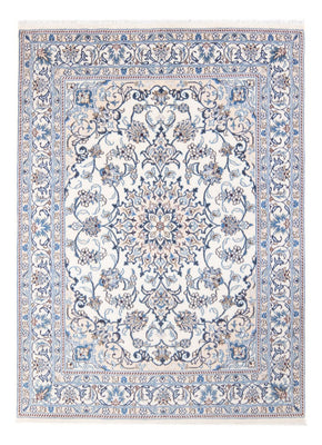 Alfombra Persa - Nain - Real - 201 x 148 cm - crema