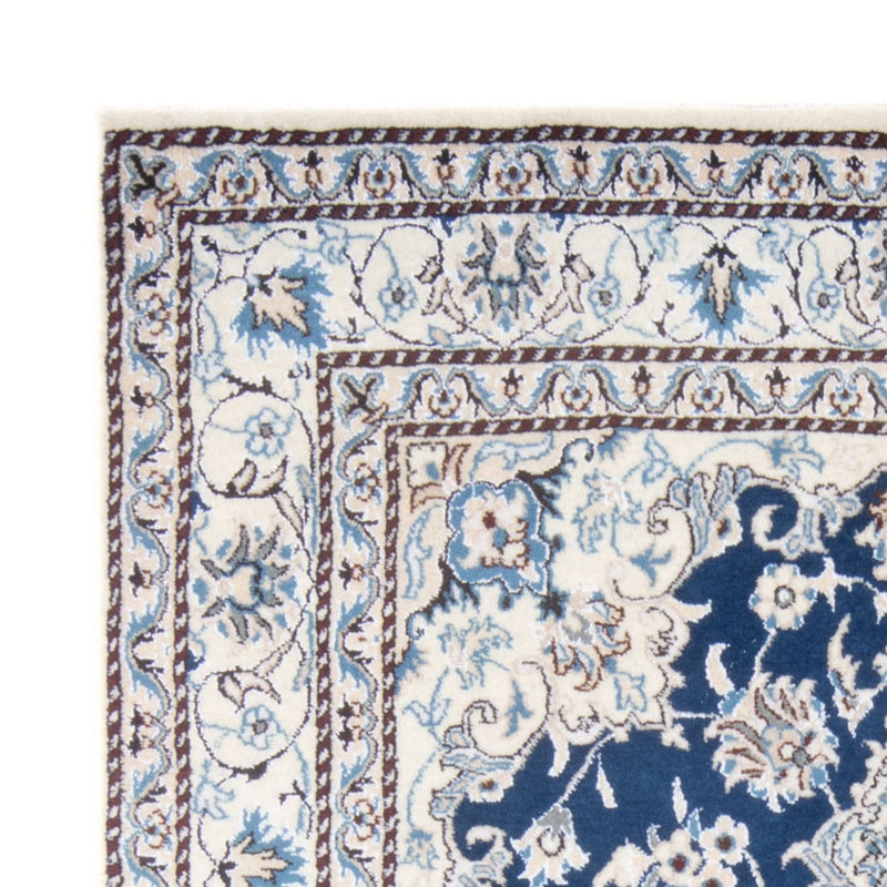 Alfombra Persa - Nain - Real - 203 x 144 cm - azul