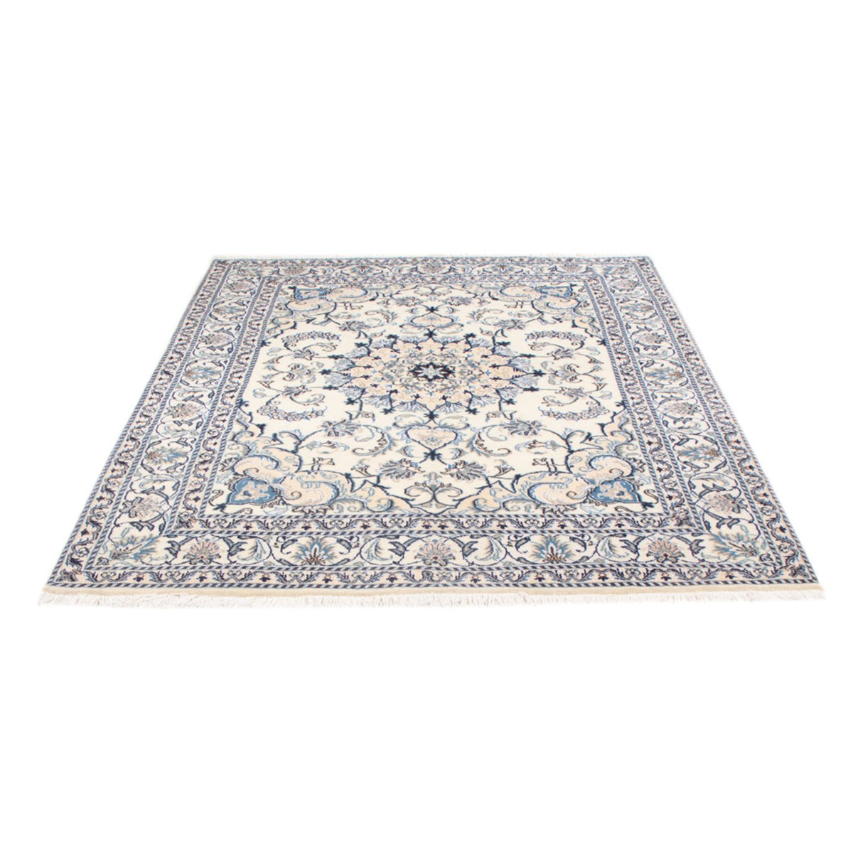 Alfombra Persa - Nain - Real - 200 x 148 cm - crema