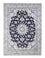 Alfombra Persa - Nain - Real - 202 x 146 cm - azul oscuro