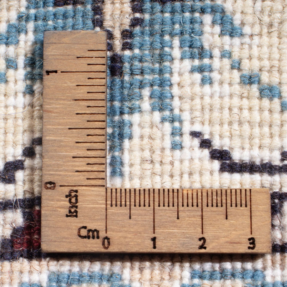 Alfombra Persa - Nain - Real - 202 x 146 cm - azul oscuro