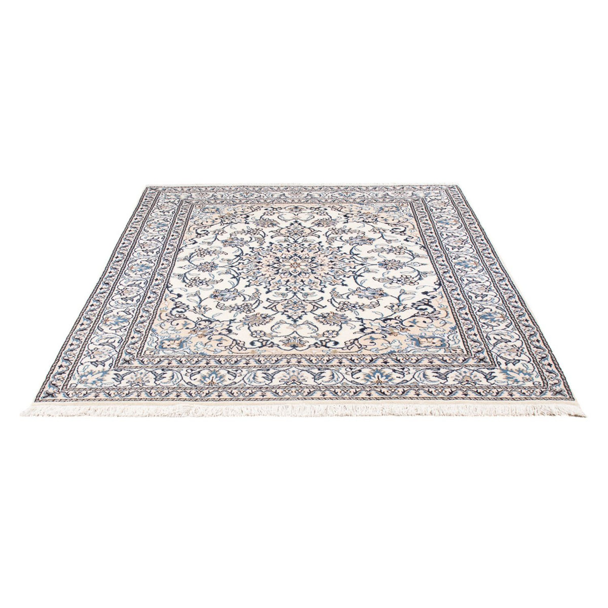 Alfombra Persa - Nain - Real - 190 x 148 cm - crema