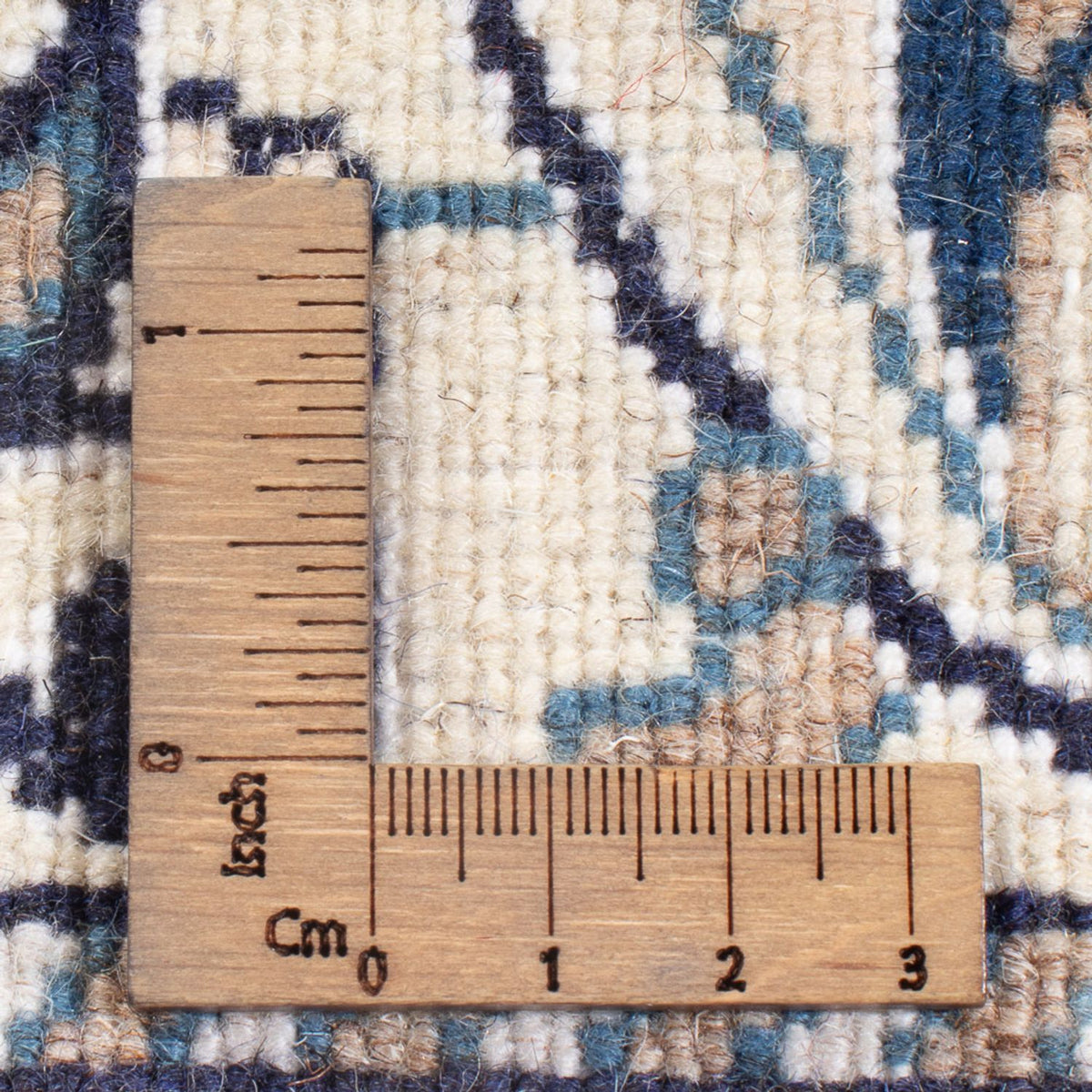 Alfombra Persa - Nain - Real - 203 x 147 cm - azul oscuro