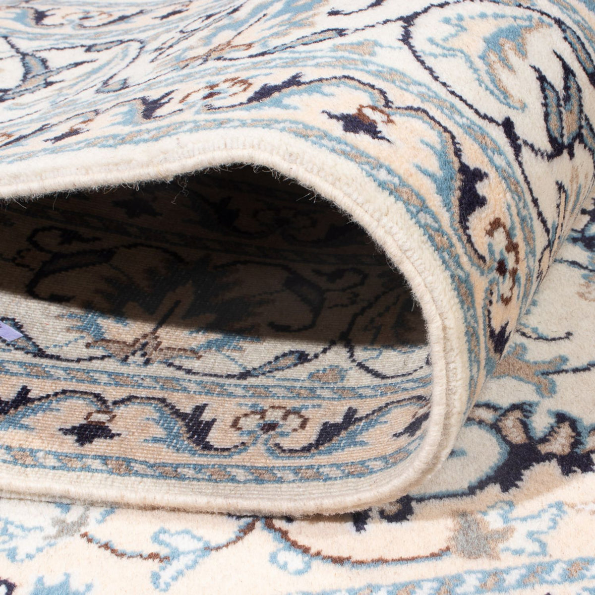 Alfombra Persa - Nain - Real - 200 x 144 cm - crema