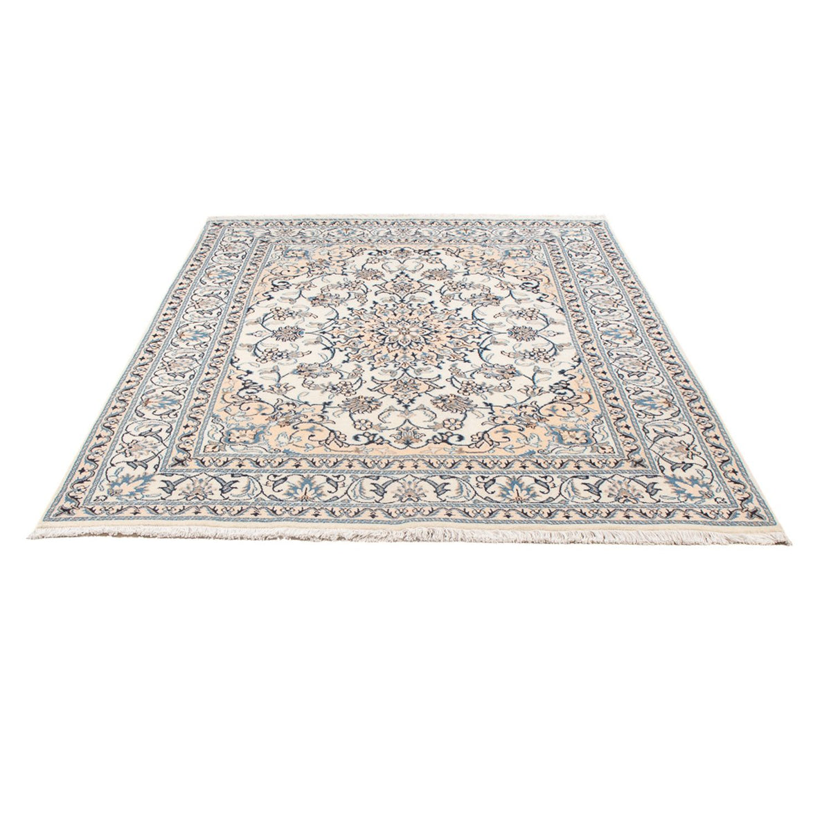 Alfombra Persa - Nain - Real - 200 x 144 cm - crema