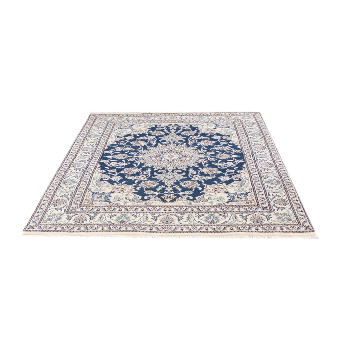 Alfombra Persa - Nain - Real - 200 x 150 cm - azul