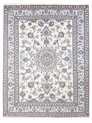 Alfombra Persa - Nain - Real - 205 x 145 cm - crema
