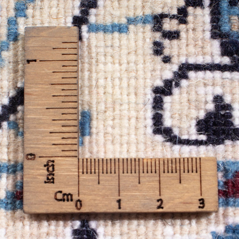 Alfombra Persa - Nain - Real - 198 x 152 cm - crema