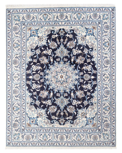 Nain - 9La Alfombra 147x198cm - Alfombra persa - azul oscuro