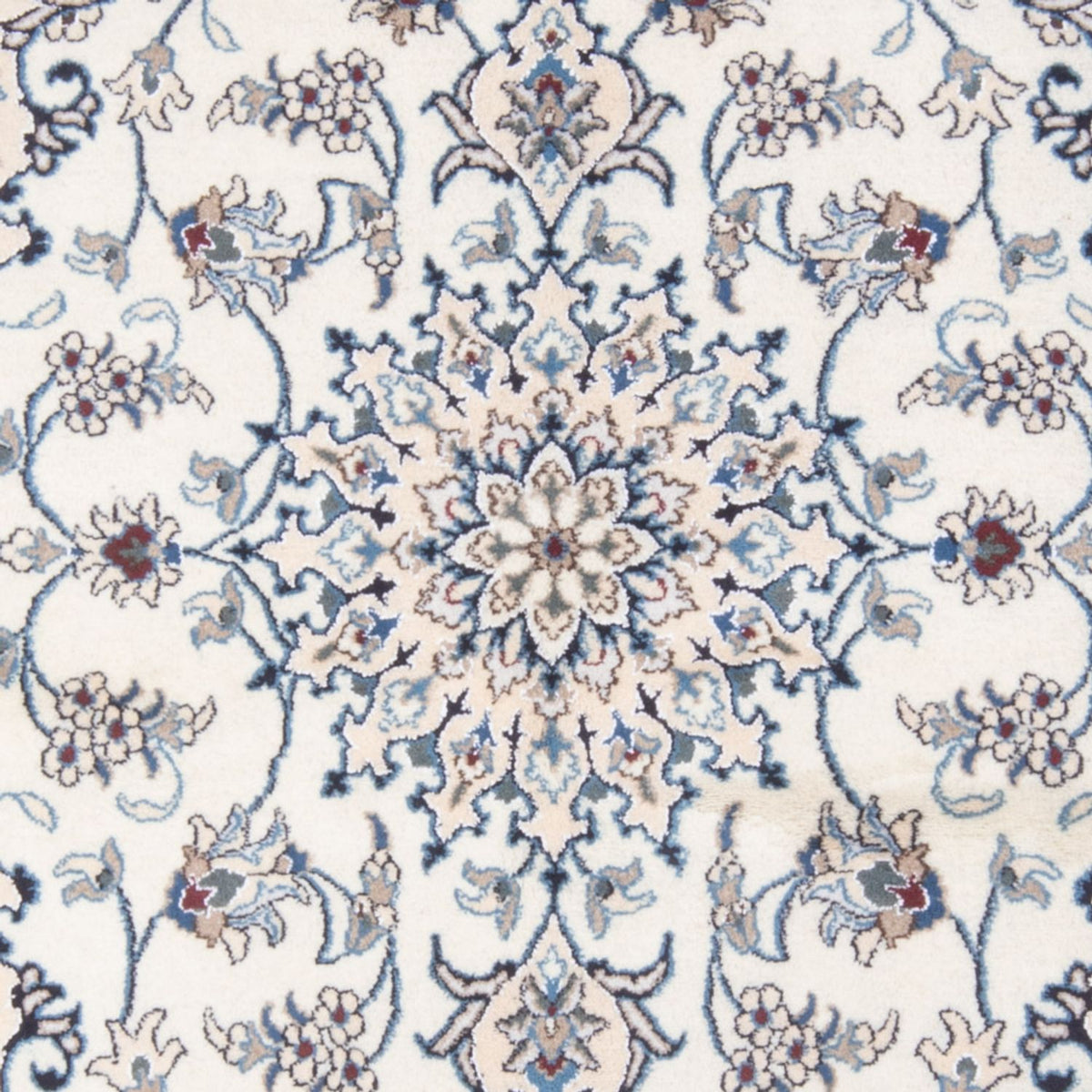 Alfombra Persa - Nain - Real - 195 x 152 cm - crema