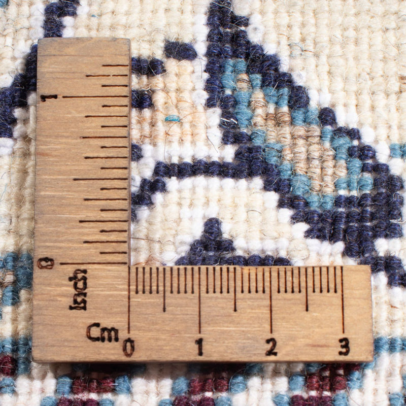 Alfombra Persa - Nain - Real - 193 x 148 cm - azul oscuro