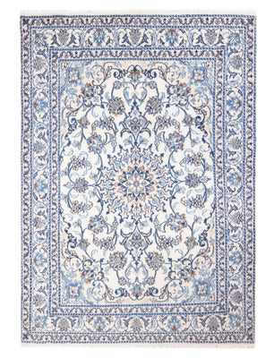 Alfombra Persa - Nain - Real - 199 x 145 cm - crema