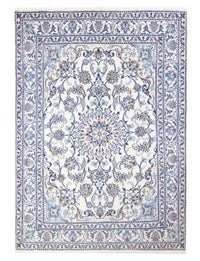 Alfombra Persa - Nain - Real - 199 x 145 cm - crema