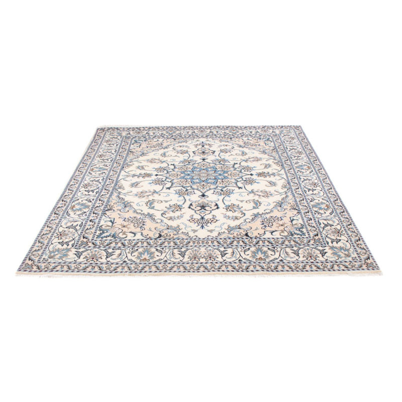 Alfombra Persa - Nain - Real - 198 x 148 cm - crema
