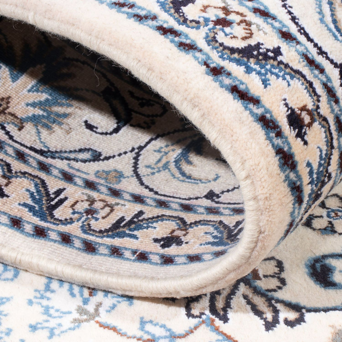 Alfombra Persa - Nain - Real - 197 x 148 cm - crema