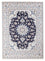 Alfombra Persa - Nain - Real - 200 x 145 cm - azul oscuro