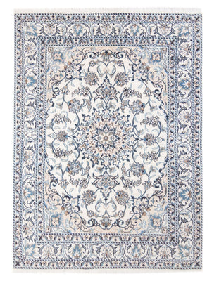 Alfombra Persa - Nain - Real - 212 x 146 cm - crema