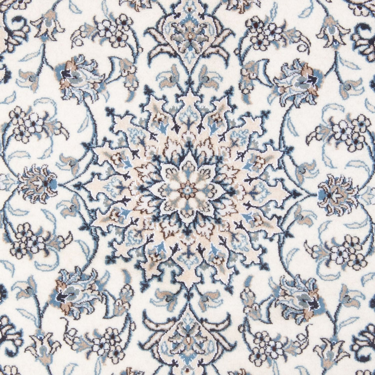 Alfombra Persa - Nain - Real - 212 x 146 cm - crema