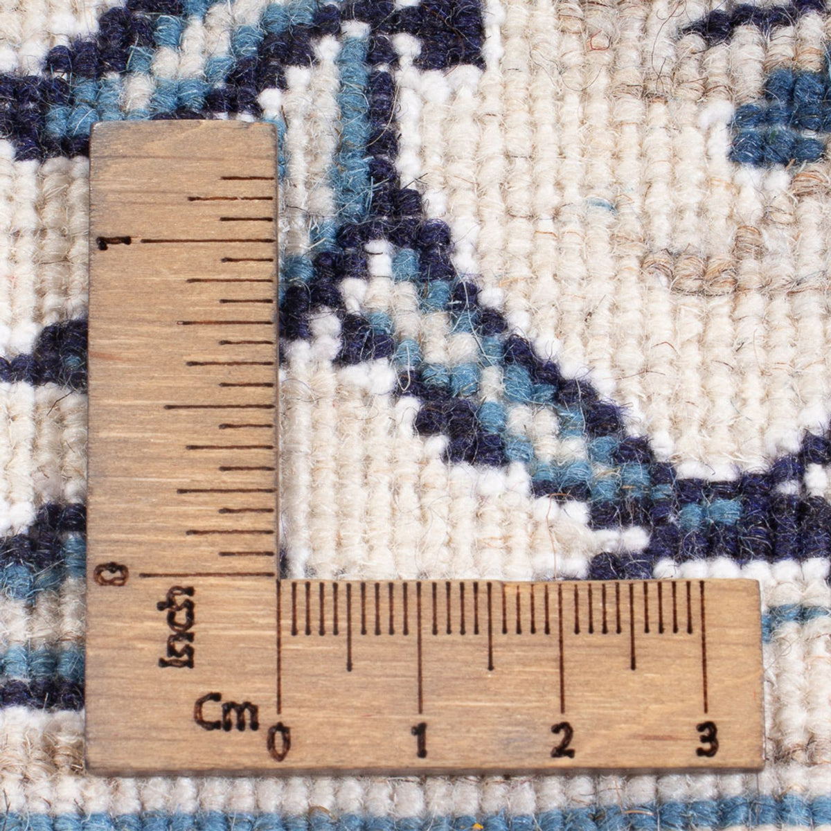 Alfombra Persa - Nain - Real - 190 x 149 cm - azul oscuro