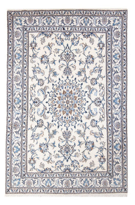 Alfombra Persa - Nain - Real - 204 x 147 cm - crema