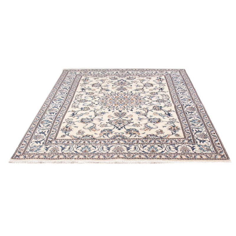 Alfombra Persa - Nain - Real - 204 x 147 cm - crema