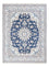 Alfombra Persa - Nain - Real - 201 x 146 cm - azul
