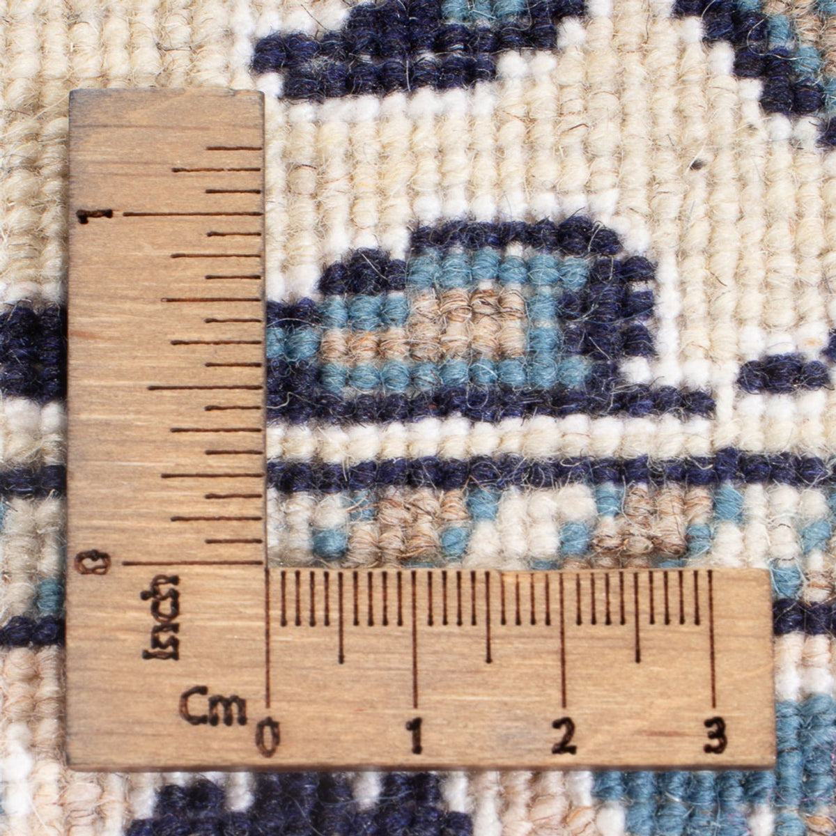 Alfombra Persa - Nain - Real - 201 x 146 cm - azul