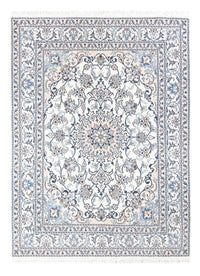 Alfombra Persa - Nain - Real - 196 x 143 cm - crema