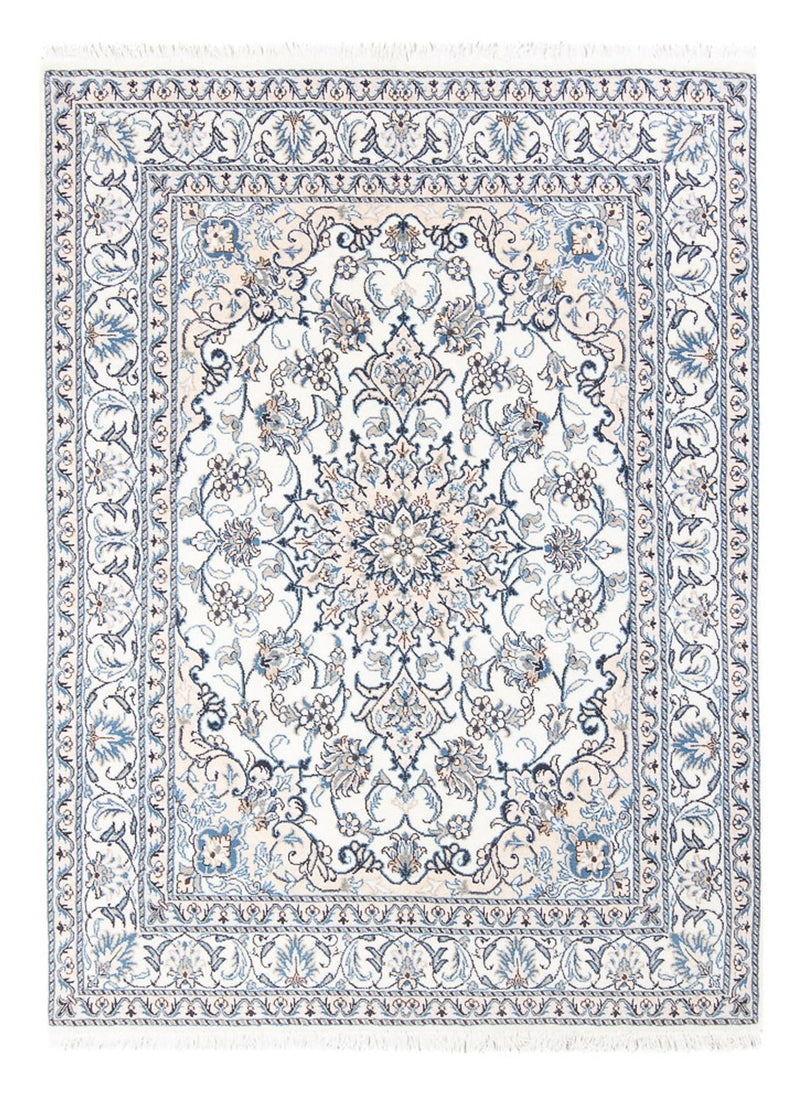 Alfombra Persa - Nain - Real - 196 x 143 cm - crema