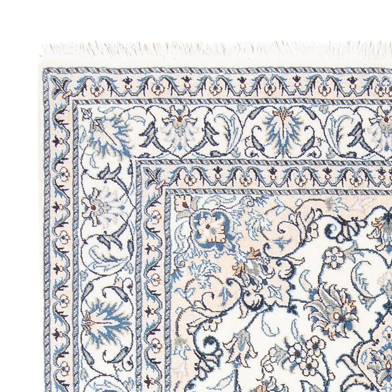 Alfombra Persa - Nain - Real - 196 x 143 cm - crema