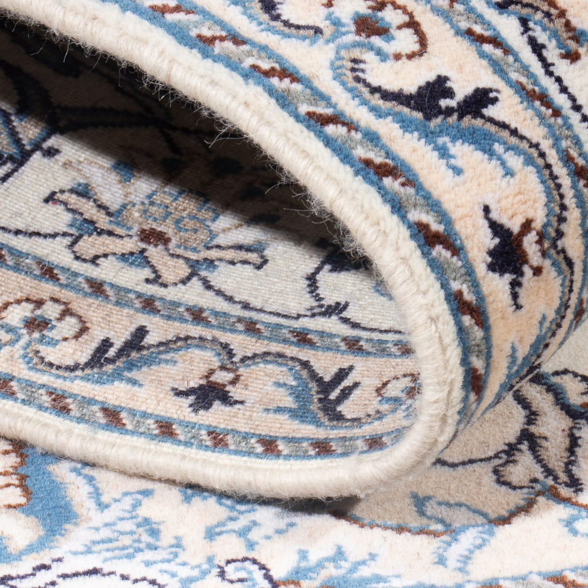 Alfombra Persa - Nain - Real - 196 x 143 cm - crema