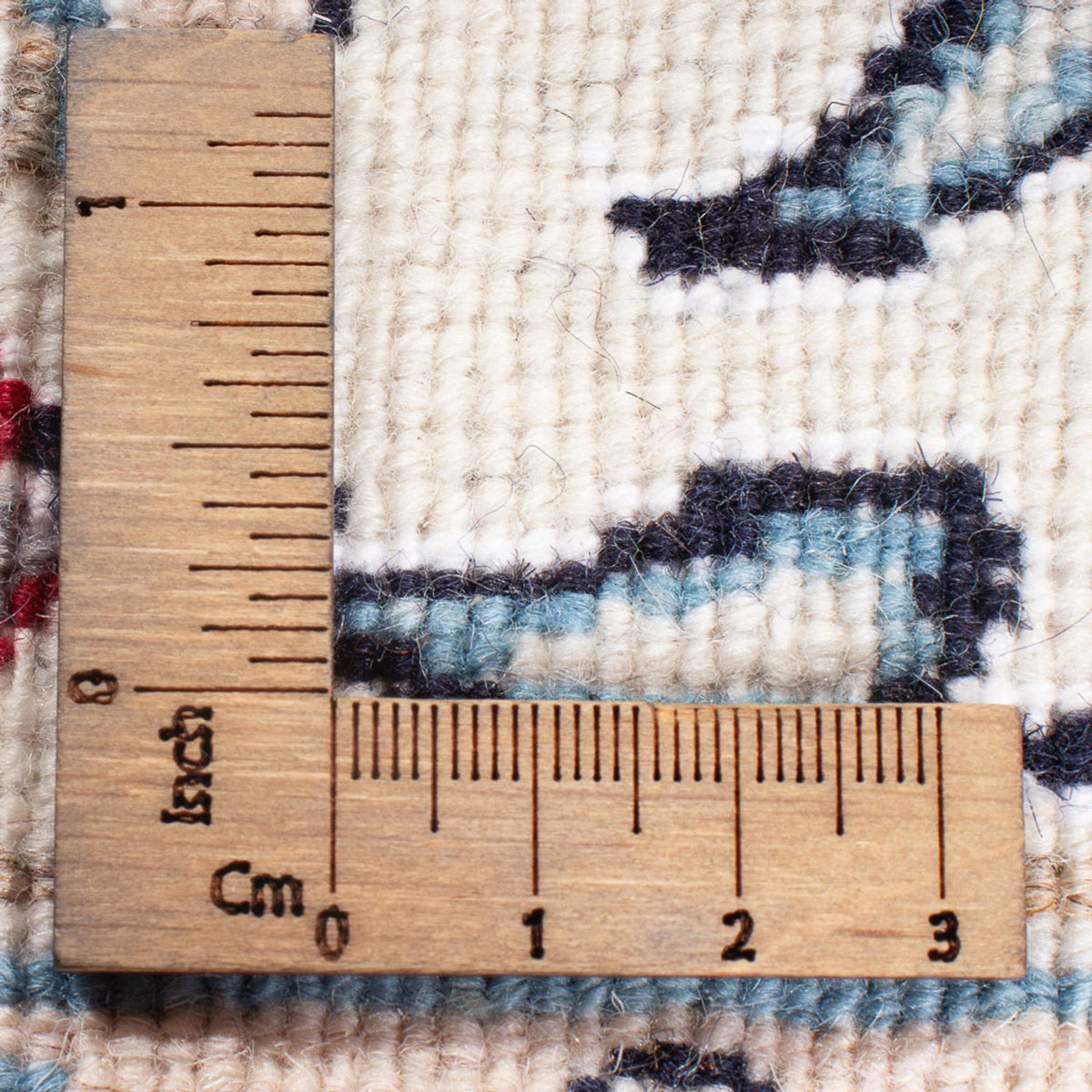 Alfombra Persa - Nain - Real - 200 x 147 cm - azul oscuro