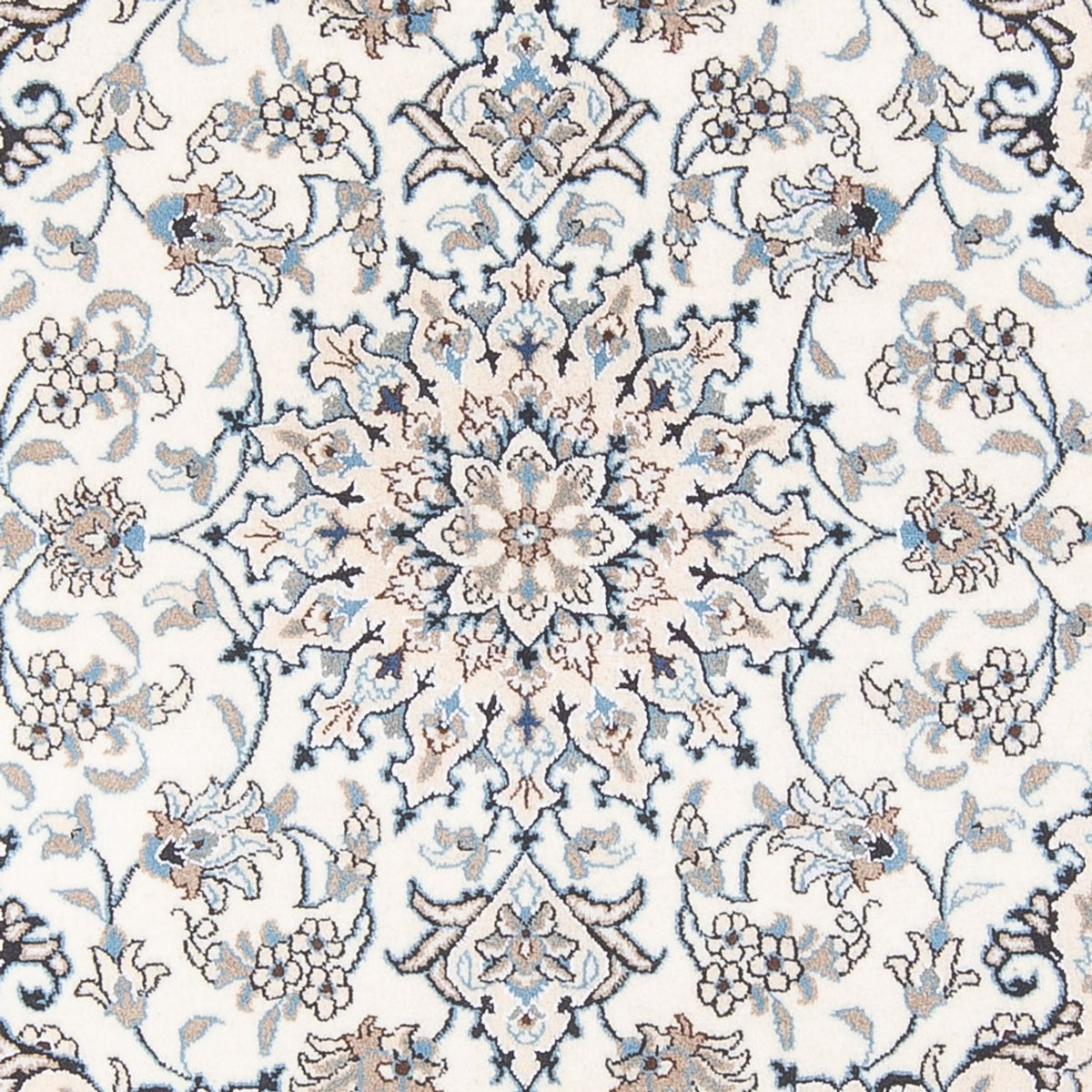 Alfombra Persa - Nain - Real - 200 x 148 cm - crema