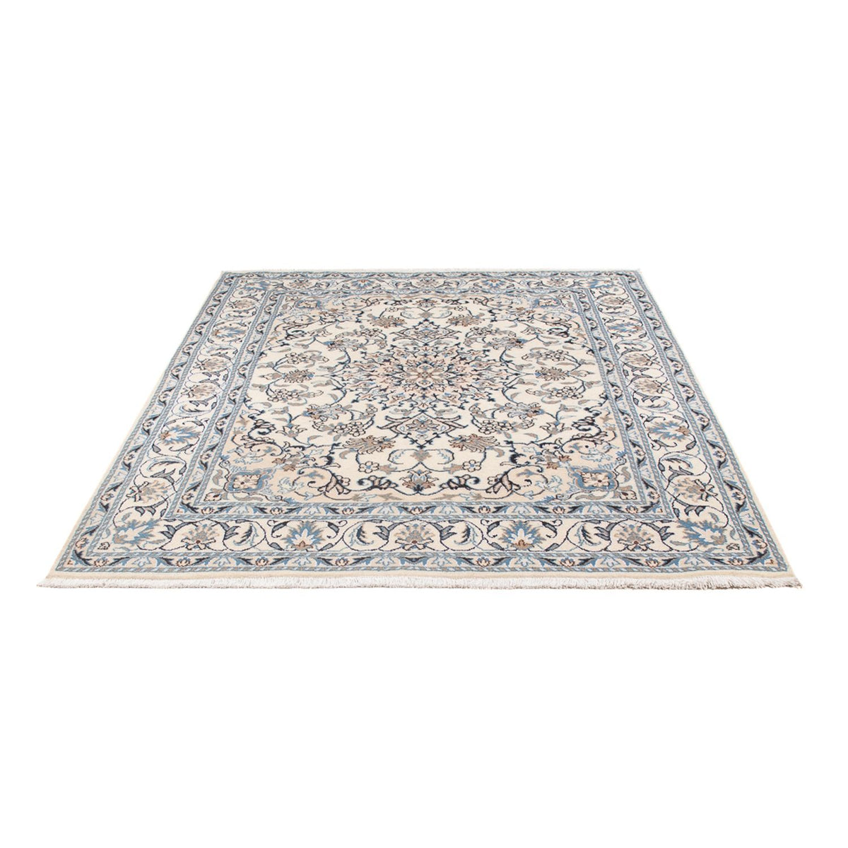 Alfombra Persa - Nain - Real - 200 x 148 cm - crema
