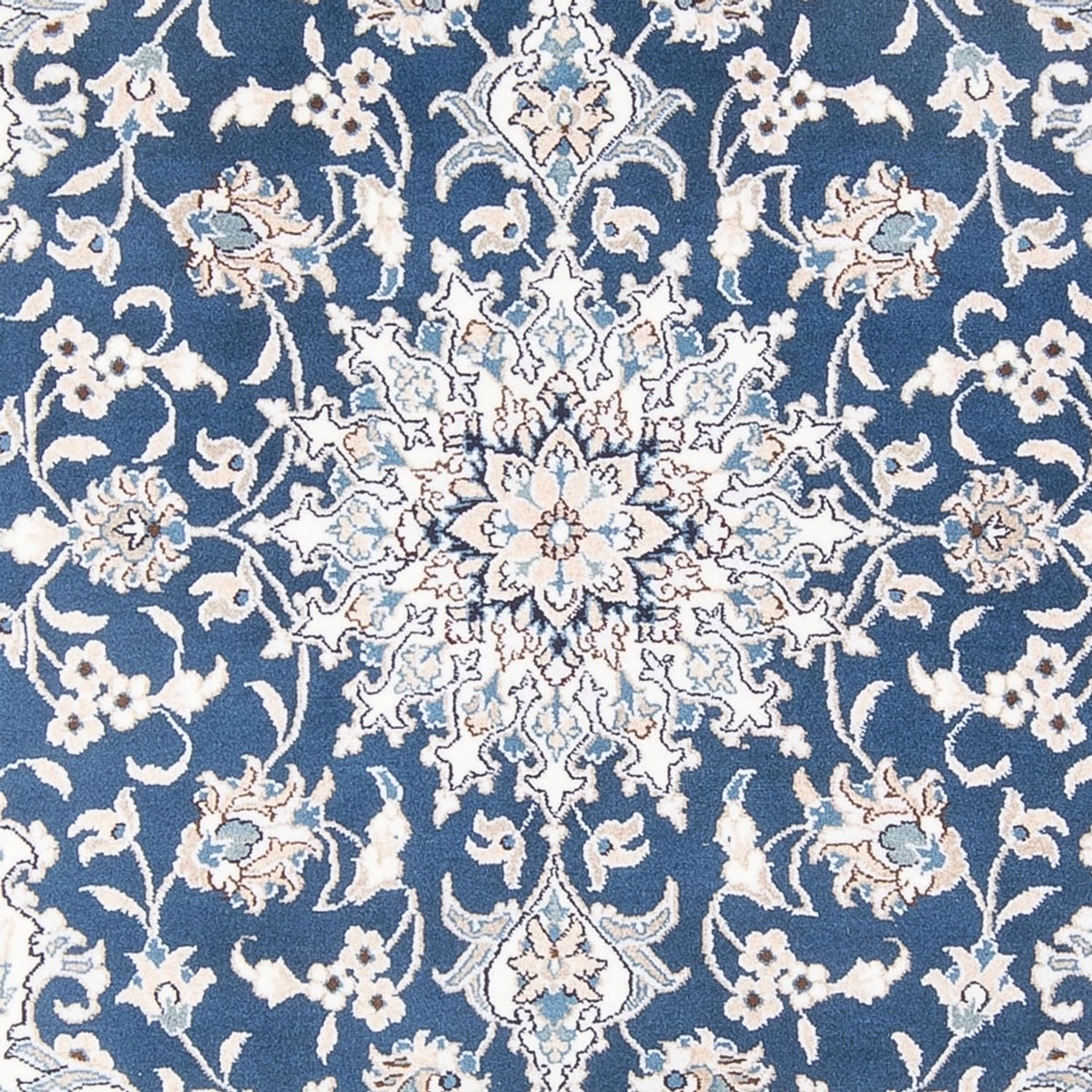 Alfombra Persa - Nain - Real - 194 x 152 cm - azul