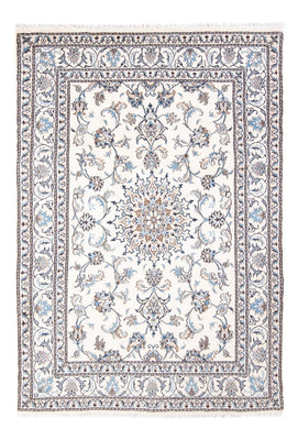 Alfombra Persa - Nain - Real - 210 x 144 cm - crema