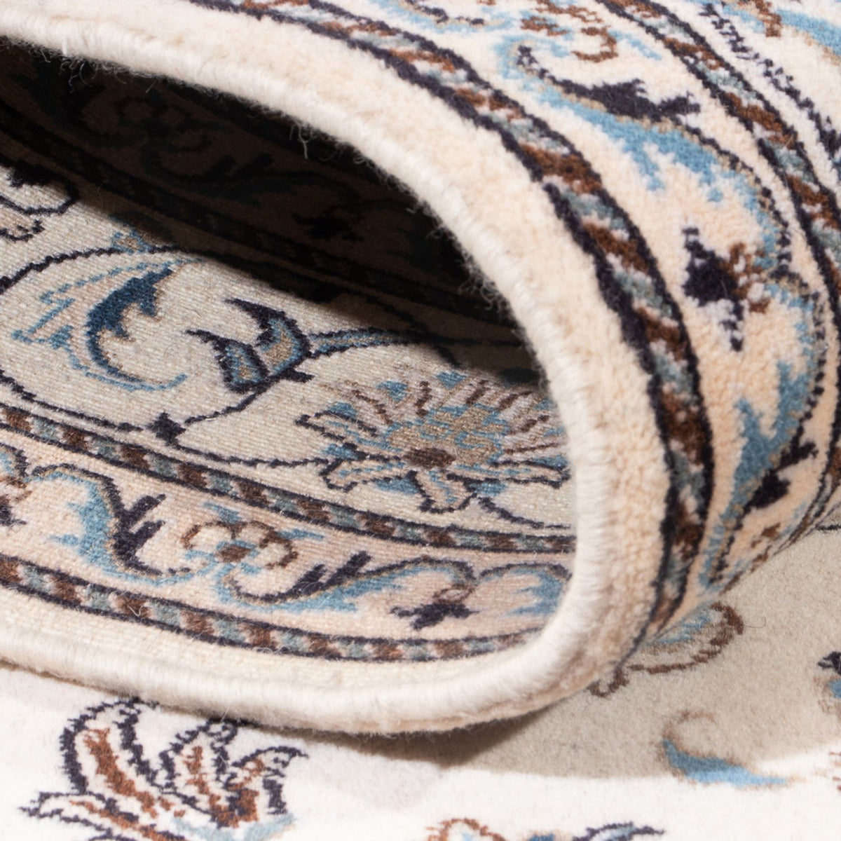 Alfombra Persa - Nain - Real - 210 x 144 cm - crema