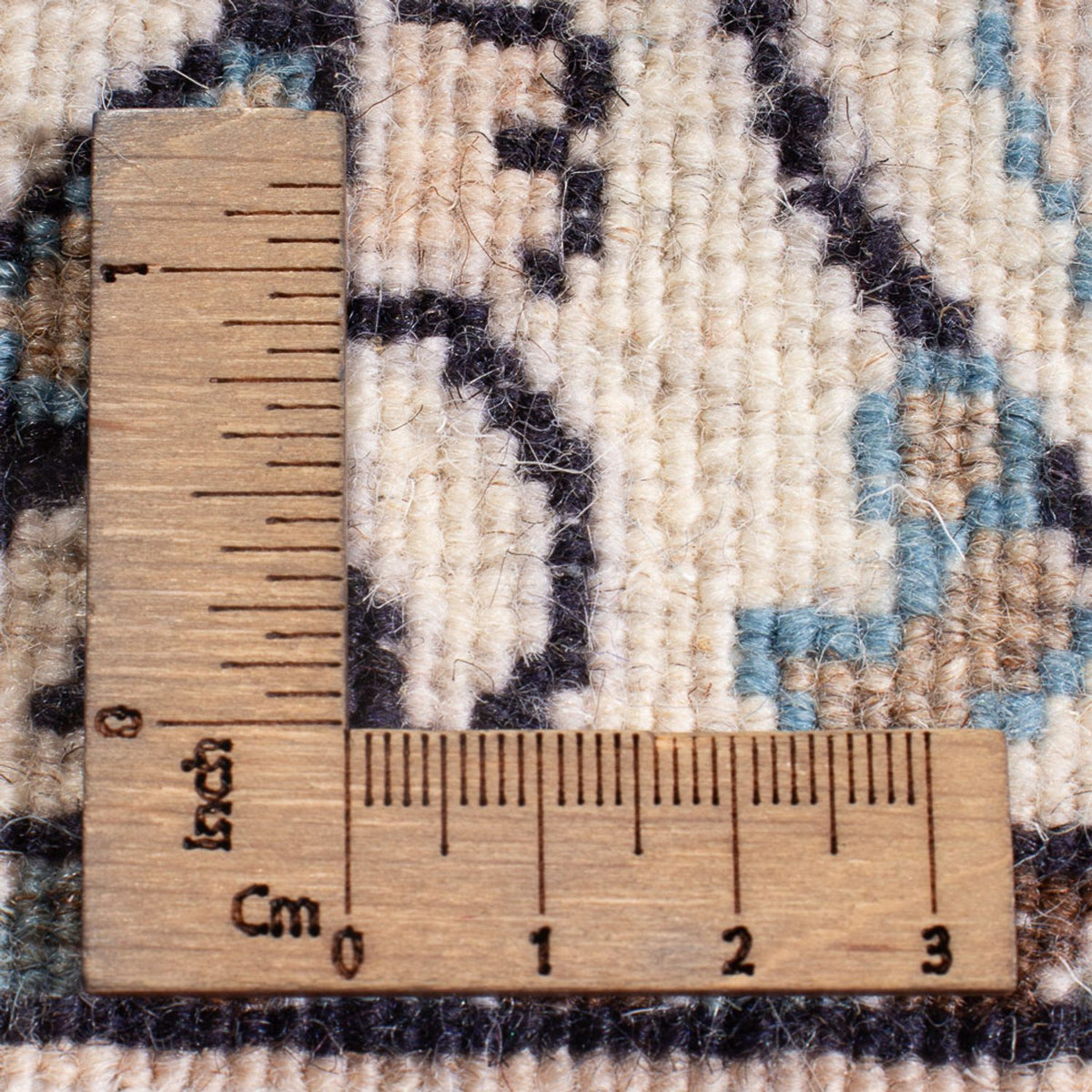 Alfombra Persa - Nain - Real - 210 x 144 cm - crema