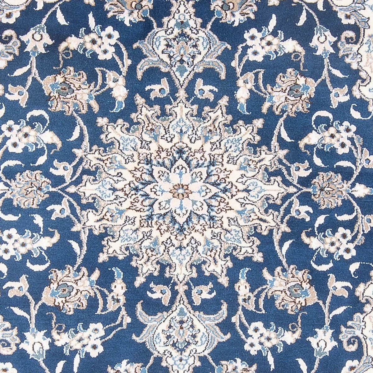 Alfombra Persa - Nain - Real - 207 x 151 cm - azul