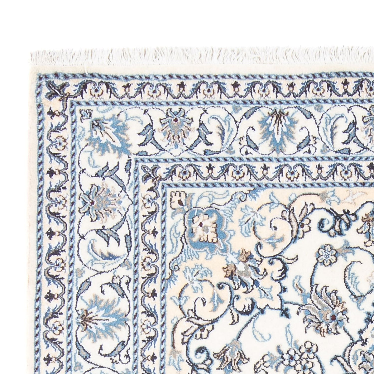 Alfombra Persa - Nain - Real - 200 x 150 cm - crema