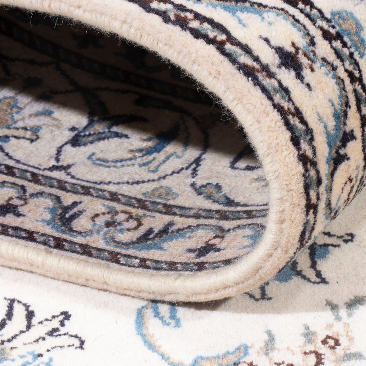 Alfombra Persa - Nain - Real - 207 x 150 cm - crema