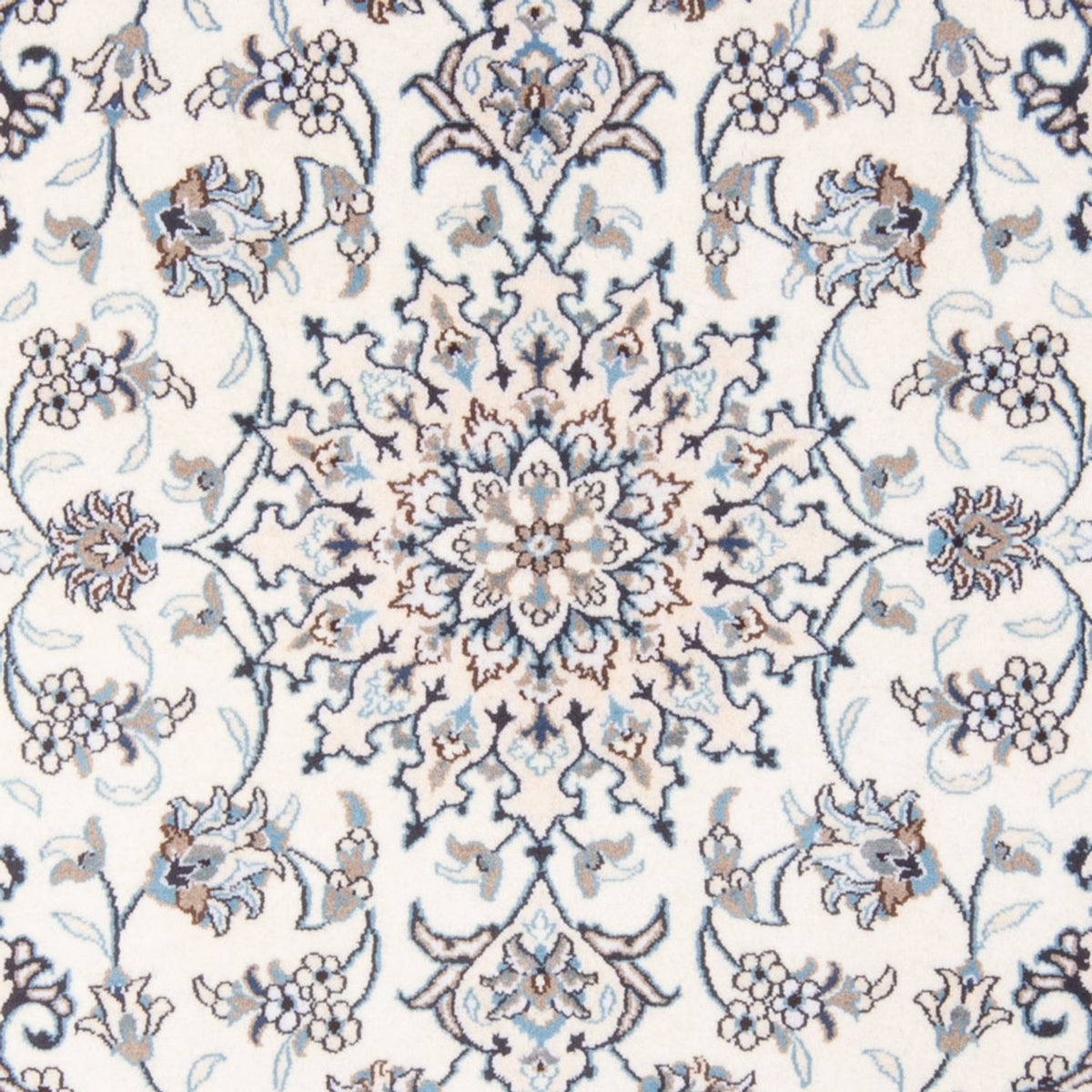 Alfombra Persa - Nain - Real - 194 x 143 cm - crema